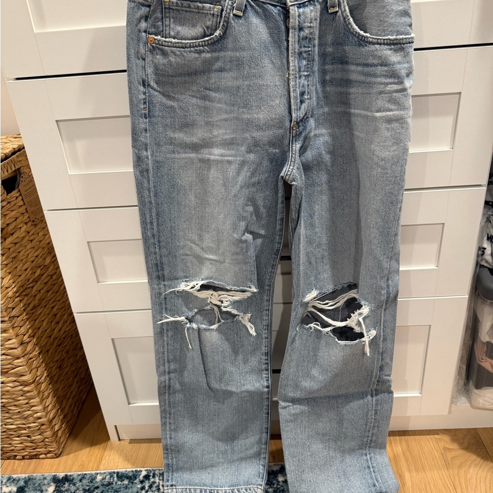 Citizens of Humanity Elle V-Front Jeans in Light Blue